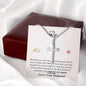 Lurve™ Wife - Smile for No Reason Cross Necklace