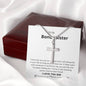 Bonus Sister - Life, Amazing Person Cross Necklace
