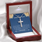 Unbiological Sister - Greatest Friend, Unmeasureable Cross Necklace