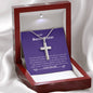 Bonus Sister - Treasure, Encouragement,Inspiration Cross Necklace