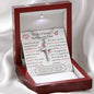 Future Mother In Law - Stole My Heart Cross Necklace