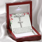 Mother In Law - A Piece of Your Heart Cross Necklace