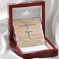 Future Mother In Law - First Breath Cross Necklace