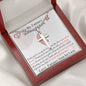 Future Mother In Law - Open Arms Cross Necklace