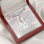 Future Mother In Law - Stole My Heart Cross Necklace