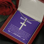 Bonus Sister - Treasure, Encouragement,Inspiration Cross Necklace