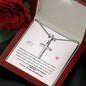 Lurve™ Wife - Smile for No Reason Cross Necklace