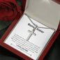 Bonus Sister - Treasure, Encouragement,Inspiration Cross Necklace