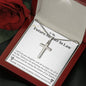Future Mother In Law - A Piece of Your Heart Cross Necklace