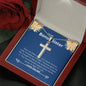 Bonus Sister - Believe, Strength, Unconditional Support Cross Necklace