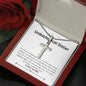 Unbiological Sister - Knight in Shining Armor Cross Necklace