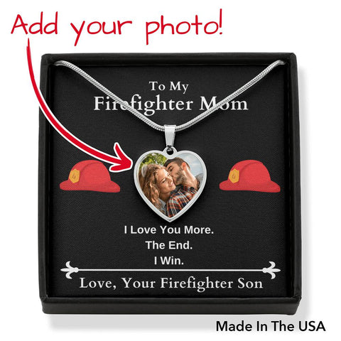 Lurve™ Firefighter Mom - Love You More Necklace