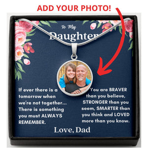 Lurve™ Personalized Photo Upload Daughter - Always Remember Necklace