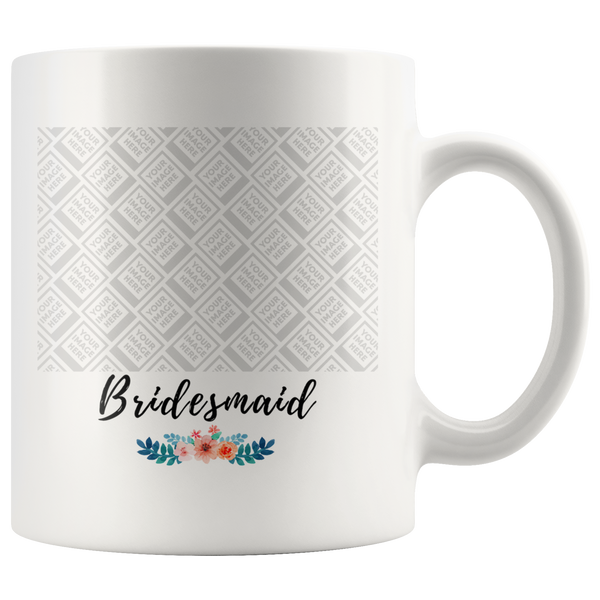 Personalised Bridesmaid Photo Mug