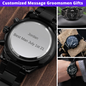 Lurve™ Customized Groomsmen Black Chronograph Watch