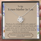 Lurve™ Future Mother In Law - Entrusting, Welcome, My Dream Man Love Knot Necklace