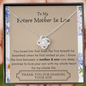 Lurve™ Future Mother In Law - Mother Son, Whole Heart Love Knot Necklace