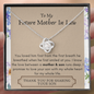Lurve™ Future Mother In Law - Mother Son, Whole Heart Love Knot Necklace
